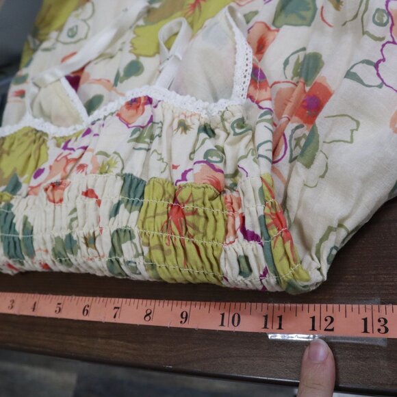 Derek Heart Babydoll Sundress Womens L Cream Bloomcore Girlhood Boho Cottagecore - Picture 16 of 16